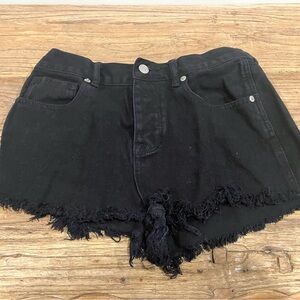 Brandy Melville Black Denim Shorts
